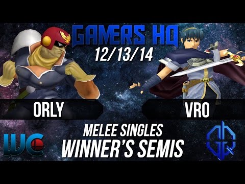 GHQ Smash Monthly - ORLY (Falcon) vs. Vro (Marth) Melee Winner's Semis