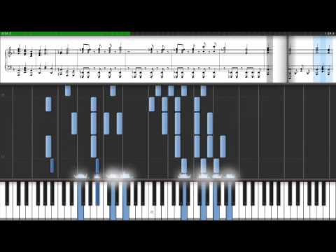 Sword art online - Crossing field - Piano tutorial (sheet music)