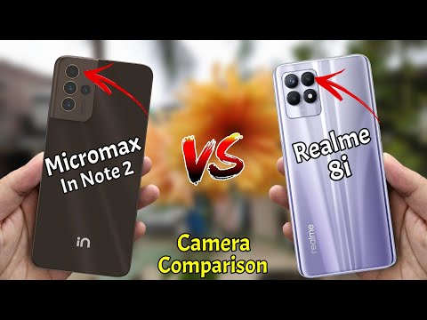 Micromax in Note 2 VS Realme 8i Camera Comparison, Micromax in Note 2 Camera Review Hindi