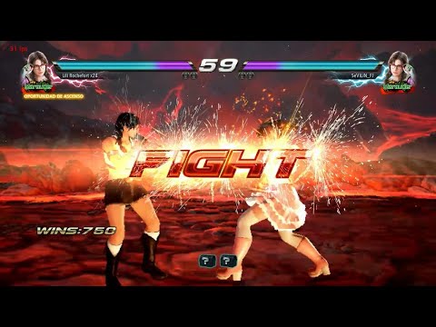 136_3 Julia Chan vs Julia - Tekken 7 ( Uchiha x24 ) Online PC sin grafica