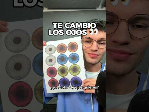 CAMBIO TUS OJOS DE COLOR 👀 #asmr #shorts #asmrvideo #comedia