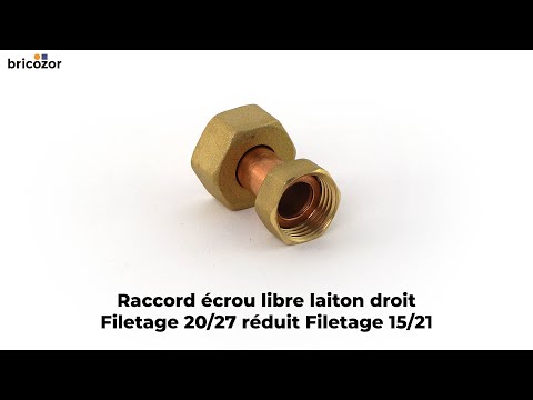 Raccord écrou libre droit BRICOZOR