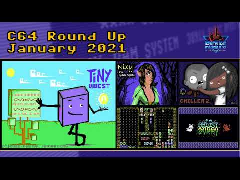 C64 Round Up: January 2021 featuring Tiny Quest & 2 exclusive sneak previews!!