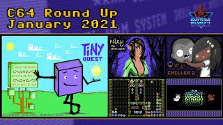 C64 Round Up: January 2021 featuring Tiny Quest & 2 exclusive sneak previews!!