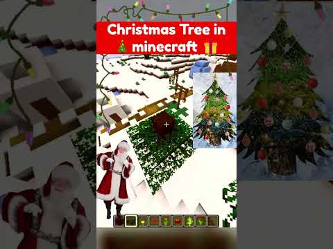 EPIC Minecraft Christmas Tree Build! 🎮🎄🔥