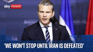 US Defence Secretary Pete Hegseth says military plans 'most intense' day of strikes