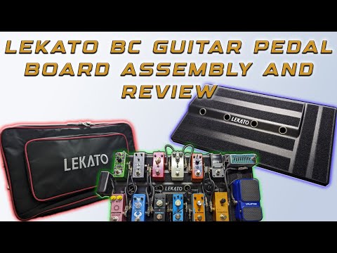Lekato BC Guitar Pedal Board Build and Review