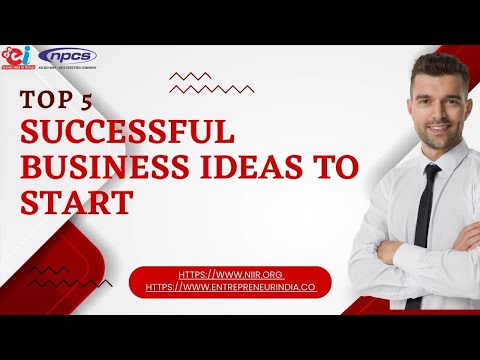 Top 5 Successful Business Ideas to Start Niir Project Consultancy