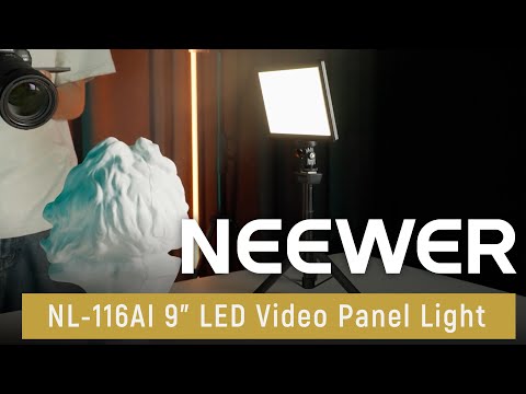 Introducing the NEEWER NL-116AI 9" LED Video Panel Light