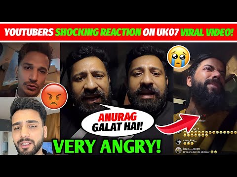 OMG! Youtubers ANGRY REACTION On UK07 Rider Viral Video!😱 Rajat Dalal Slammed, Elvish Yadav, Prince