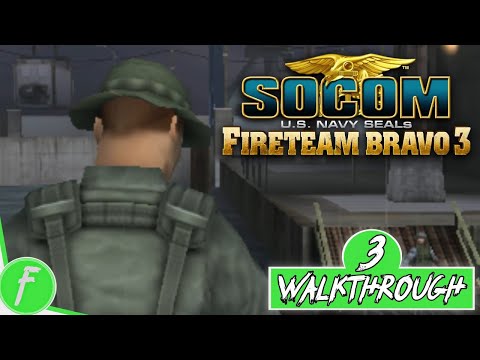 SOCOM U.S. Navy SEALs Fireteam Bravo 3 FULL WALKTHROUGH Gameplay HD (PSP) | NO COMMENTARY | PART 3