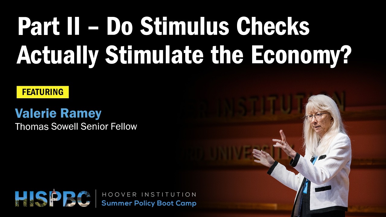 Do Stimulus Checks Actually Stimulate the Economy? | Valerie Ramey
