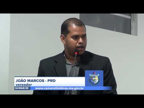 SESSÃO DIA 14/04/2025 – I PRONUNCIAMENTO DO VEREADOR JOÃO MARCOS