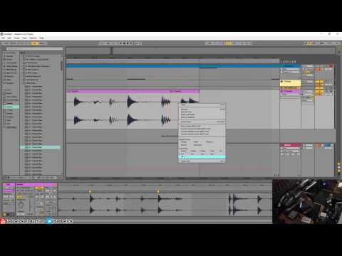 Ableton Live 9 - Warping A Sampled Drum Break Into A Loop