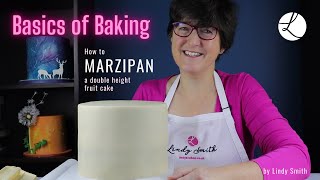 How to marzipan a double-height fruit cake