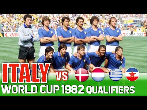Italy World Cup 1982 All Qualification Matches Highlights | Road to Spain | Azzurri