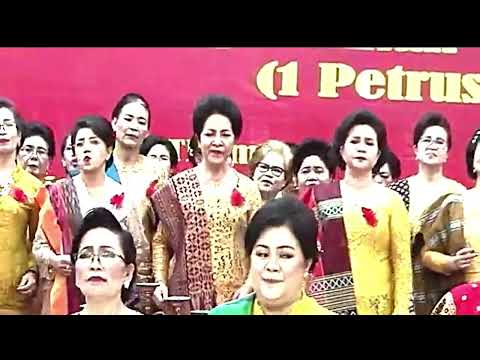 Koor Parompuan PSSSI B Jakarta Dsk., Partitur: "Raja di atas Sgala Raja".