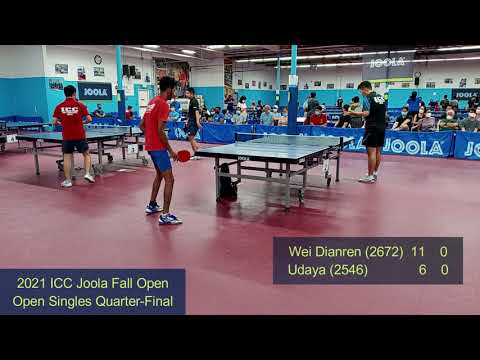 Wei Dianren (2672) vs Udaya (2546) at ICC Joola Open on 8-29-2021