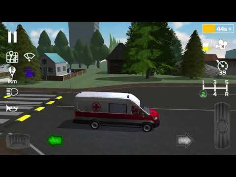 Emergency Ambulance Simulator V1.2 - Driving a Ford Transit 2020 (IOS Gameplay) #1