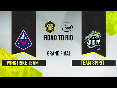 CS:GO - Team Spirit vs. Winstrike Team [Dust2] Map 1 - ESL One: Road to Rio -  Grand Final - CIS