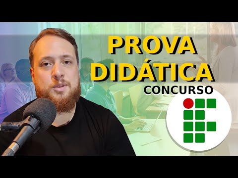 POUCOS fazem isso na PROVA DIDÁTICA