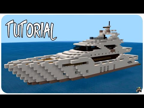 Minecraft: Super Yacht 3 Tutorial | Minecraft Yacht Tutorial