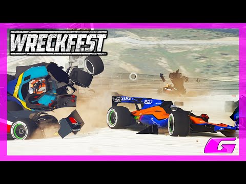 F1 SURVIVE PORTIMAO EXTREME DAMAGE MOD! : Wreckfest