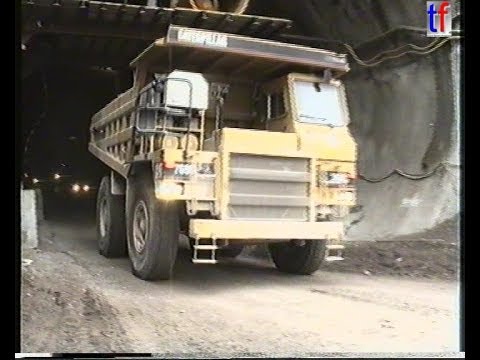 CATERPILLAR 769C, 5080, ... Excl. Inside View / exkl. im Tunnel A81 Engelbergtunnel, 07.03.1996.