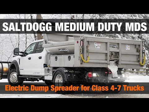 SaltDogg Medium Duty MDS: Electric Combo Body Dump Spreader for Class 4-7 Trucks - Product Overview
