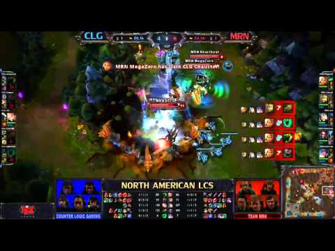 Amazing teamfight/Engage from Heartbeat and MegaZero against CLG at NA LCS week 9