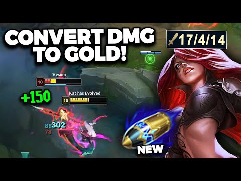 *NEW* FIRST STRIKE RUNE CONVERTS YOUR DAMAGE INTO GOLD!! FIRST IMPRESSIONS ON KATARINA (KLEPTO 2.0)