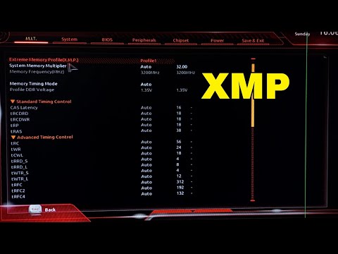 How To Enable Ram XMP Profile Gigabyte  B450m Motherboard