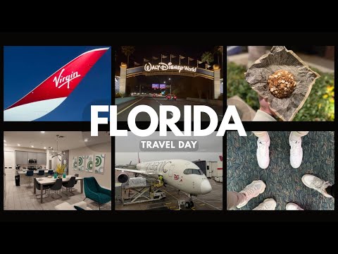 Florida Travel Day / Virgin Atlantic LHR-MCO / Disney World / Disney Springs / Blaze Pizza / Gideons