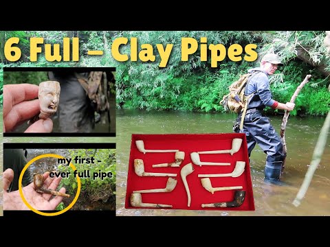 River Mudlarking GOLD - 6 pipe di argilla complete e la mia prima in assoluto!