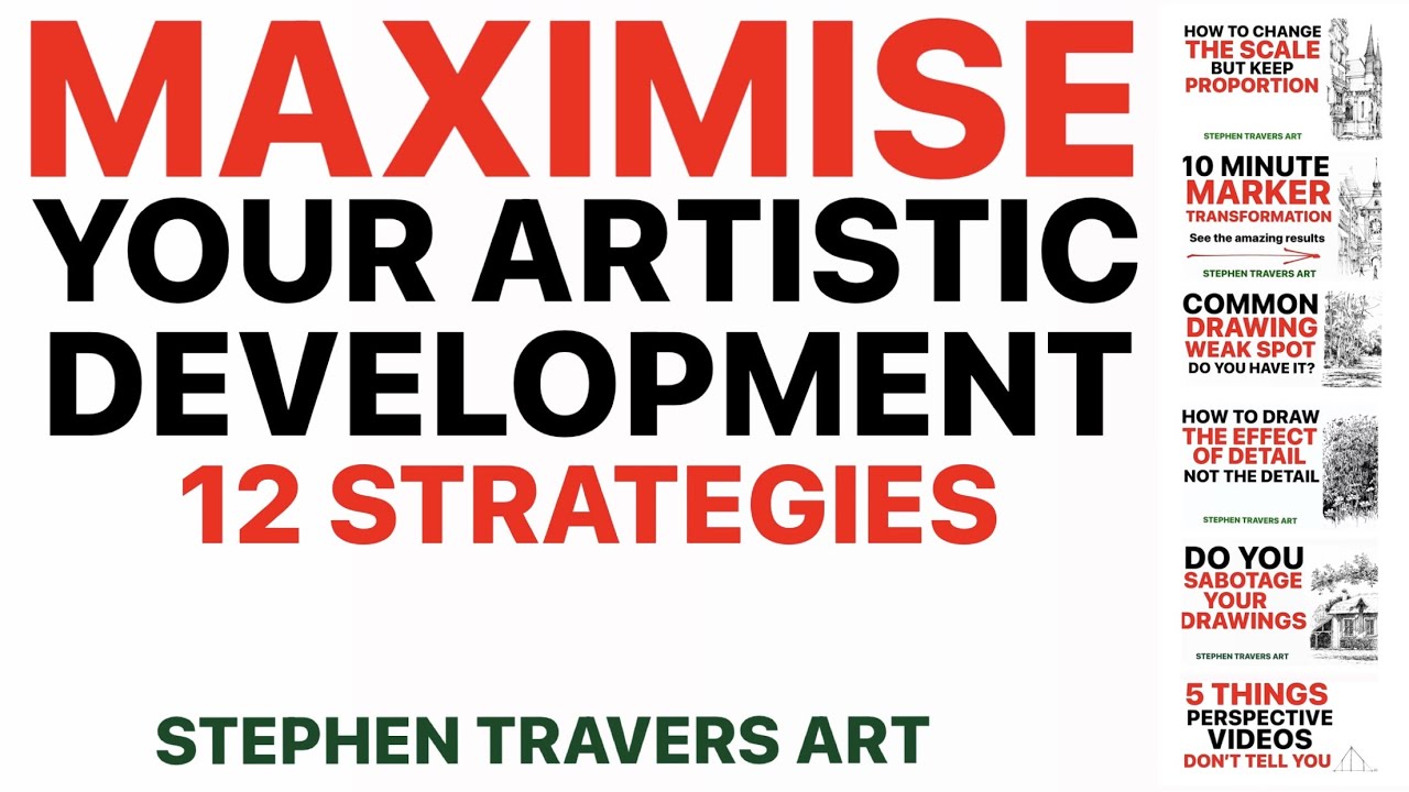 Maximise your Artistic Development - 12 Strategies