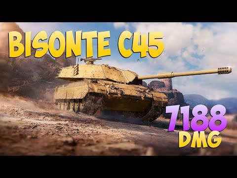 Bisonte C45 - 9 Frags 7.1K Damage - Cursed time! - World Of Tanks