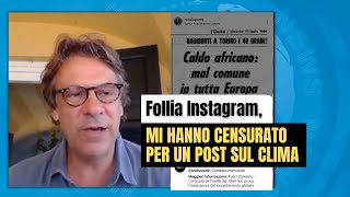 Follia Instagram, mi hanno censurato per un post sul clima (Zuppa di Porro 27 lug 2022)