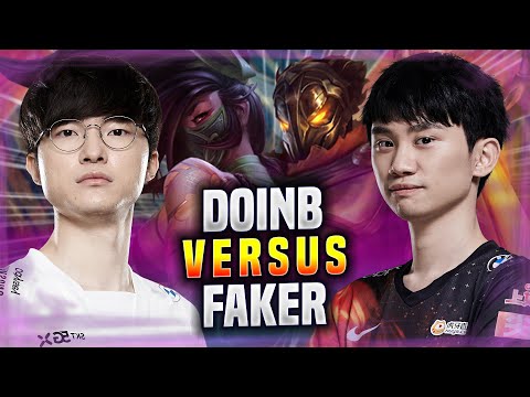 DOINB vs FAKER! - LNG DoinB Plays Viktor MID vs T1 Faker Akali! | Preseason 2022