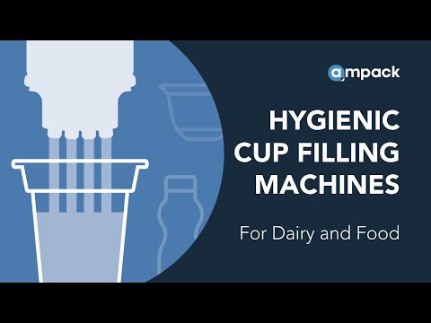 Filling Solutions for Sensitive Products | Ampack Cup Filling for Dairy, Vegan & Deli Food