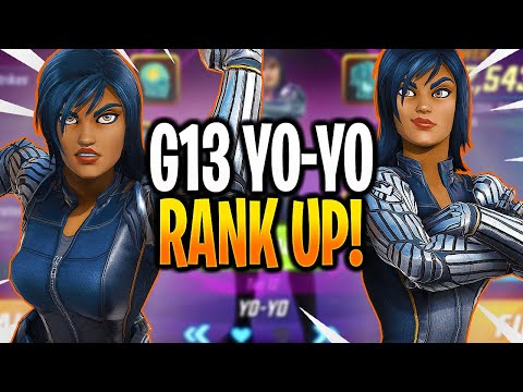 *NEW* G13 YO-YO RANK UP & GAMEPLAY! - MARVEL Strike Force - MSF