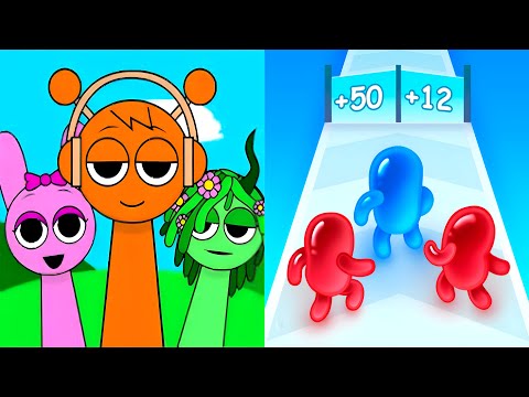 Spranky Run | Join Blob Clash 3D - New Update 2025 All levels Gameplay