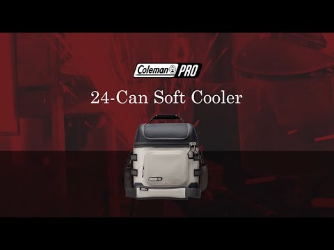 Introducing the Coleman® Pro 24-Can Soft Cooler