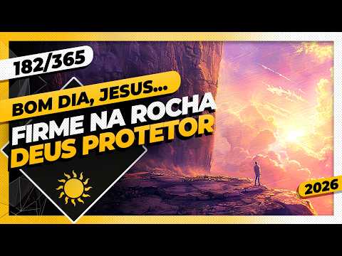 FIRME NA ROCHA: DEUS PROTETOR – Bom dia, Jesus! 182/365 (2026)