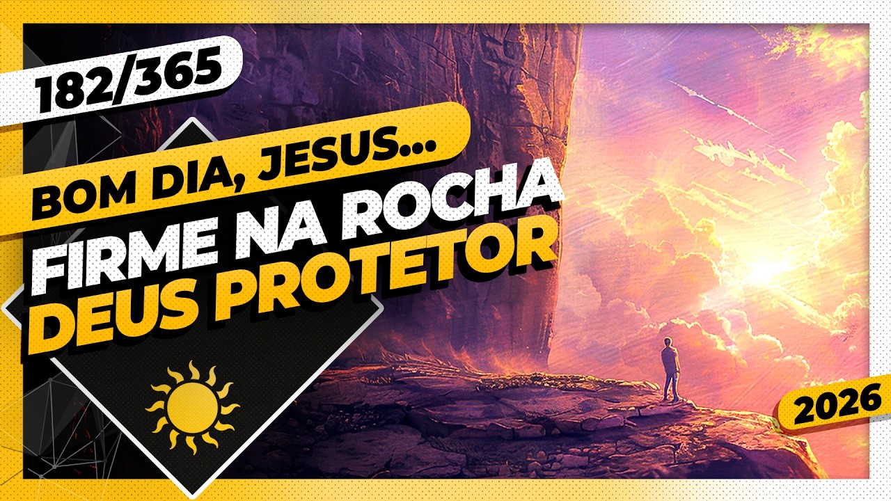 FIRME NA ROCHA: DEUS PROTETOR - Bom dia, Jesus! 182/365 (2026)