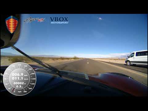 Koenigsegg Agera RS hits 284 mph - VBOX verified