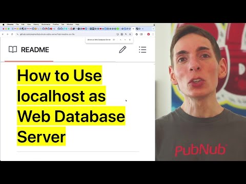 How to Use localhost as Web Database Server