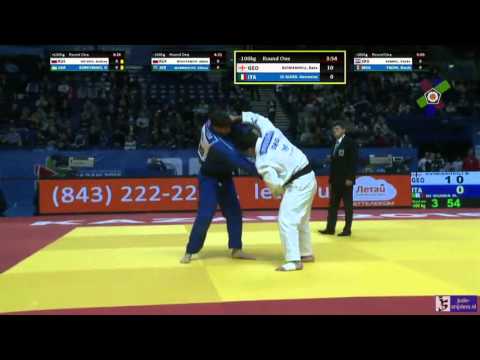 Judo 2016 European Championships Kazan: Gviniashvili (GEO) - di Guida (ITA) [-100kg]