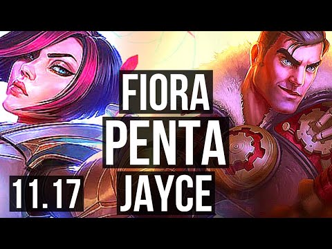 FIORA vs JAYCE (TOP) (DEFEAT) | Penta, 700+ games, 1.2M mastery | EUW Master | v11.17