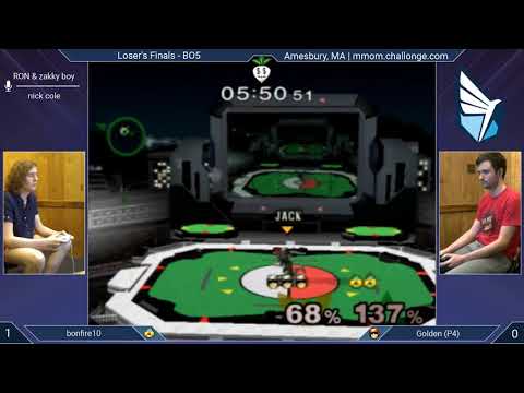 MMOM160 SSBM - bonfire10 (Sheik) vs. Golden (C. Falcon) - Melee LF