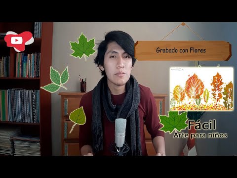 Grabado de hojas - Clase 06 (Arte para niños)